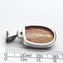 Load image into Gallery viewer, Sunstone Pendant | Shield Cabochon | Rainbow Sunflakes | 925 Sterling Silver | Leo Stone | Positive emotions | Crystal Heart Melbourne Australia  since 1986