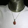 Sunstone Pendant | Oval Cabochon | Rainbow Sunflakes | 925 Sterling Silver | Leo Stone |Positive emotions | Crystal Heart Melbourne Australia  since 1986