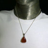 Sunstone Pendant | Triangular Cabochon | Rainbow Sunflakes | 925 Sterling Silver | Leo Stone | Positive emotions | Crystal Heart Melbourne Australia  since 1986