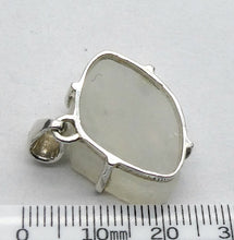 Load image into Gallery viewer, Rainbow Moonstone Pendant | Blue Flash | Raw Chunk | 925 Sterling Silver | Open Back | Gemini Pisces Stone | Genuine Gems Crystal Heart Melbourne Australia 1986
