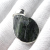 Black Tourmaline Pendant | Raw unpolished crystal | Deep Green Blue Teardrop | Bezel set | 925  Silver |  Crystal Heart Melbourne Australia est 1986
