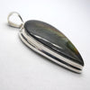 Rainbow Labradorite  Pendant | Spectrolite | Teardrop Cabochon | 925 Sterling Silver | Rainbow Fire | Genuine Gems from Crystal Heart Melbourne Australia since 1986