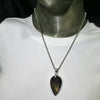 Rainbow Labradorite  Pendant | Spectrolite | Teardrop Cabochon | 925 Sterling Silver | Rainbow Fire | Genuine Gems from Crystal Heart Melbourne Australia since 1986