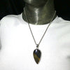 Rainbow Labradorite  Pendant | Spectrolite | Teardrop Cabochon | 925 Sterling Silver | Rainbow Fire | Genuine Gems from Crystal Heart Melbourne Australia since 1986
