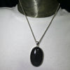 Rainbow Obsidian Pendant | Large Oval | 925 Sterling Silver | Harmonious Empowerment | Genuine Gems from Crystal Heart Melbourne Australia since 1986
