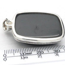 Load image into Gallery viewer, Rainbow Obsidian Pendant | 925 Sterling Silver | Square Cab | Genuine Gesm from Crystal Heart Melbourne Australia since 1986