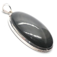 Load image into Gallery viewer, Rainbow Obsidian Pendant | Large Oval | 925 Sterling Silver | Harmonious Empowerment | Genuine Gems from Crystal Heart Melbourne Australia since 1986