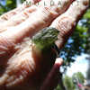 Moldavite Ring | Genuine Large Raw Nugget | 925 Sterling Silver | US Size 9.25 | Aus Size S | Green Obsidian | Chechya | Intense Heart Transformation | Scorpio | Crystal Heart Melbourne Australia 1986