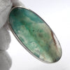 Aquaprase Pendant | Oval Cabochon | 925 Sterling Silver | Revitalise and calm emotions and communication | Genuine Gemstones from Crystal Heart Melbourne Australia since 1986