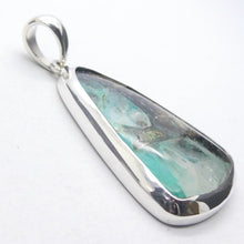 Load image into Gallery viewer, Quantum Quattro Pendant | 925 Sterling Silver | Gem Silica | Dioptase | Malachite | Shattuckite | Evolution | Destiny | Focus | Shamanism | Genuine Gems from Crystal Heart Melbourne Australia since 1986