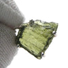 Moldavite Pendant | Raw Nugget | 925 Silver | Natural Green Obsidian | Intense Heart Transformation | Genuine Gems from Crystal Heart Melbourne Australia 1986