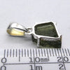 Moldavite Pendant | Raw Nugget | 925 Silver | Natural Green Obsidian | Intense Heart Transformation | Genuine Gems from Crystal Heart Melbourne Australia 1986