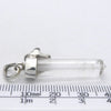 Raw Moldavite Nugget Pendant On Clear Quartz Point | 925 Sterling Silver | Genuine Gems from Crystal Heart Melbourne Australia since 1986 
