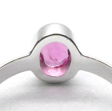 Load image into Gallery viewer, Tourmaline Ring, Pink Rubellite, Faceted Oval, 925 Sterling Silver, p1