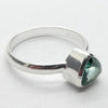 Tourmaline Ring | Faceted Trilliant | Green Blue925 Silver | US Size 7.5 | AUS Size O1/2 | Virgo Gemini Libra Taurus | Genuine Gems at Crystal Heart Melbourne est 1986