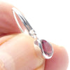 Pink Tourmaline Earring | Teardrop Faceted Gemstone | 925 Sterling | Bezel Set | Energise, Empower, Unblock | Loving Compassion | Self Empowerment | Genuine Gems from Crystal Heart Australia since 1986
