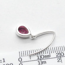 Load image into Gallery viewer, Pink Tourmaline Earring | Teardrop Faceted Gemstone | 925 Sterling | Bezel Set | Energise, Empower, Unblock | Loving Compassion | Self Empowerment | Genuine Gems from Crystal Heart Australia since 1986