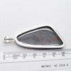 Boulder Opal Pendant | 925 Sterling Silver | Australian Stone | Rich Mahogany | Bright iridescent veins | Genuine Gems from Crystal Heart Melbourne since 1986