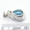 Blue Topaz Pendant | Flawless Faceted Teardrop | 925 Sterling Silver | Uplift Spirit | Clear Mental Fatigue | Crystal Heart Melbourne Australia since 1986