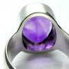 Amethyst Ring | Faceted Oval | AAA Grade | 925 Sterling Silver| US Size 10 | Aus Size T | Quality Silver Work | Genuine Gems from Crystal Heart Melbourne est 1986