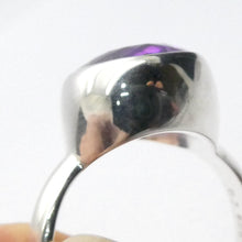 Load image into Gallery viewer, Amethyst Ring | Faceted Oval | AAA Grade | 925 Sterling Silver| US Size 8 | Aus Size P1/2 | Quality Silver Work | Genuine Gems from Crystal Heart Melbourne est 1986