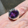 Amethyst Ring | Faceted Oval | AAA Grade | 925 Sterling | US Size7 | Aus Size N1/2 | Quality Silver Work | Genuine Gems at Crystal Heart Melbourne est 1986