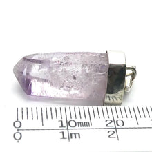 Load image into Gallery viewer, Raw Vera Cruz Amethyst Pendant with accent | 925 Sterling Silver Cap | Violet Flame | Meditation | Genuine Gems from Crystal Heart Melbourne since 1986