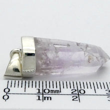 Load image into Gallery viewer, Raw Vera Cruz Amethyst Pendant with accent | 925 Sterling Silver Cap | Violet Flame | Meditation | Genuine Gems from Crystal Heart Melbourne since 1986