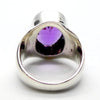 Amethyst Ring | Faceted Oval | AAA Grade | 925 Sterling | US Size7 | Aus Size N1/2 | Quality Silver Work | Genuine Gems at Crystal Heart Melbourne est 1986