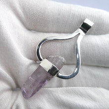 Load image into Gallery viewer, Raw Vera Cruz Amethyst Pendant | 925 Sterling Silver | Meditation | | Lemurian | Genuine Gems from Crystal Heart Melbourne since 1986