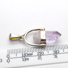Load image into Gallery viewer, Amethyst Pendant, Raw Vera Cruz Point, 925 Sterling Silver, r1