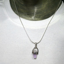 Load image into Gallery viewer, Amethyst Pendant, Raw Vera Cruz Point, 925 Sterling Silver, r1