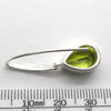 Peridot Earrings | Faceted Teardrops | 925 Sterling Silver | Bezel Set | Designer Hooks | Joyful Heart Prosperity | Genuine Gems Crystal Heart Australia since 1986