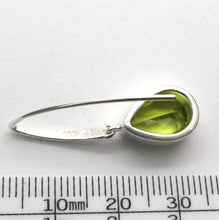 Load image into Gallery viewer, Peridot Earrings | Faceted Teardrops | 925 Sterling Silver | Bezel Set | Designer Hooks | Joyful Heart Prosperity | Genuine Gems Crystal Heart Australia since 1986