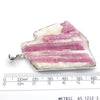 Rubellite Tourmaline Pendant | Pink Crystals in Milky Quartz | 925 Silver | Bezel Set Open Back | Love & Compassion | Genuine Gems Crystal Heart Melbourne 1986 