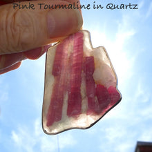 Load image into Gallery viewer, Rubellite Tourmaline Pendant | Pink Crystals in Milky Quartz | 925 Silver | Bezel Set Open Back | Love &amp; Compassion | Genuine Gems Crystal Heart Melbourne 1986 