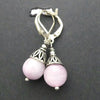 Kunzite Earring | 10 mm bead | 925 Sterling Silver | Lever Hooks | Wisdom of the Heart | Genuine Gems at Crystal heart Melbourne est 1986