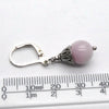 Kunzite Earring | 10 mm bead | 925 Sterling Silver | Lever Hooks | Wisdom of the Heart | Genuine Gems at Crystal heart Melbourne est 1986