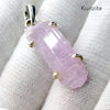 Kunzite Pendant | clean raw crystal | Good colour & Clarity | 925 Sterling Silver | claw Set | Wisdom of the Heart | Genuine Gems at Crystal heart Melbourne est 1986