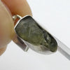 Raw Moldavite Nugget Pendant On Clear Quartz Point | 925 Sterling Silver | Genuine Gems from Crystal Heart Melbourne Australia since 1986 