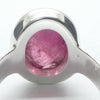 Tourmaline Ring | Cabochon Oval | Pink Red Rubellite | 925 Silver | US Size 7.5 | AUS Size O1/2 | Virgo Gemini Libra Taurus | Crystal Heart Melbourne est 1986