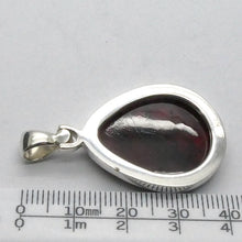 Load image into Gallery viewer, Garnet Pendant | Large Faceted Teardrop | 925 Sterling Silver | Genuine Gems from Crystal Heart Melbourne Australia Est 1986