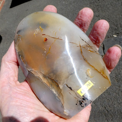 Dendritic Agate | Freeform Polished Standing Specimen | |Madagascar | Genuine Stones from Crystal Heart Melbourne Australia since 1986