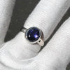 Tanzanite Ring | Faceted  Oval | Deep Blue/Violet | 925 Silver | US Size 9 | AUS Size R1/2 | Achieve peak potential with Joy & Support | Crystal Heart Melbourne est 1986