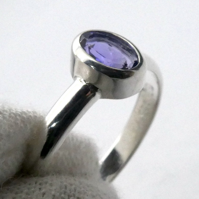 Tanzanite Ring | AA Faceted  Oval | 925 sterling Silver | US Size 8 | AUS Size P1/2 | Achieve peak potential with Joy & Support | Crystal Heart Melbourne est 1986