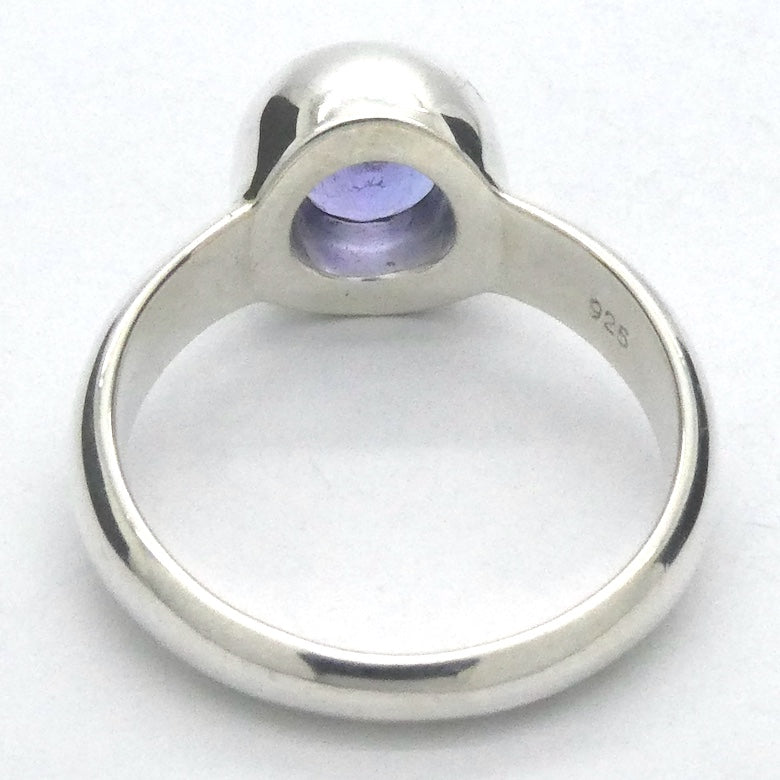 Tanzanite Ring, Faceted Round, 925 Sterling Silver, p5