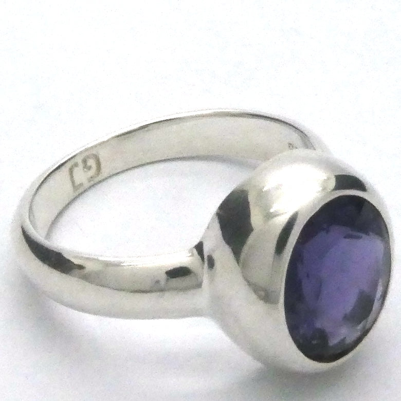 Tanzanite Ring | Faceted  Oval | Deep Blue/Violet | 925 Silver | US Size 9 | AUS Size R1/2 | Achieve peak potential with Joy & Support | Crystal Heart Melbourne est 1986