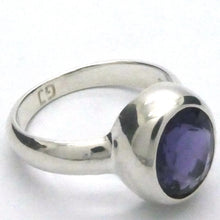 Load image into Gallery viewer, Tanzanite Ring | Faceted  Oval | Deep Blue/Violet | 925 Silver | US Size 9 | AUS Size R1/2 | Achieve peak potential with Joy &amp; Support | Crystal Heart Melbourne est 1986