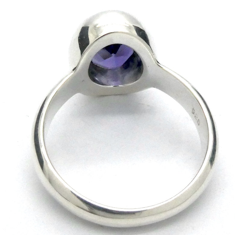 Tanzanite Ring | Faceted  Oval | Deep Blue/Violet | 925 Silver | US Size 9 | AUS Size R1/2 | Achieve peak potential with Joy & Support | Crystal Heart Melbourne est 1986
