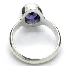 Load image into Gallery viewer, Tanzanite Ring | Faceted  Oval | Deep Blue/Violet | 925 Silver | US Size 9 | AUS Size R1/2 | Achieve peak potential with Joy &amp; Support | Crystal Heart Melbourne est 1986